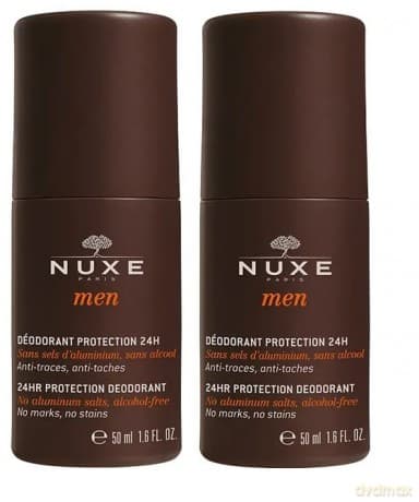 NUXE MEN DÉODORANT PROTECTION 24H ROLL-ON set 2 pz