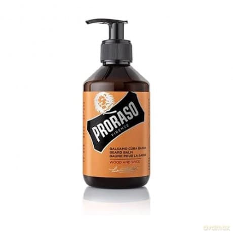 Proraso Beard Balm, Wood and Spice, 300 ml, duftende Bartpflege erweicht und schützt den Bart, Bart Balsam beruhigt Irritationen, Made in Italy