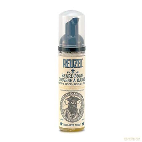 Reuzel Wood and Spice Beard Foam, Deodorizes Beard, 70 ml
