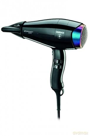 Valera ePower 2020 eQ professioneller Ionen-Haartrockner, umweltfreundlich und leistungsstark, digitaler Motor, Sanify Luftreinigung, intelligente Luftstrom-Diagnose, 1600 Watt, Farbe Schwarz