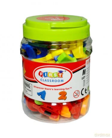 Literki w słoju 78 szt.