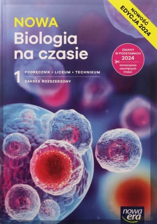 Biologia LO 1 Nowa Biologia na czasie podręcznik zakres rozszerzony