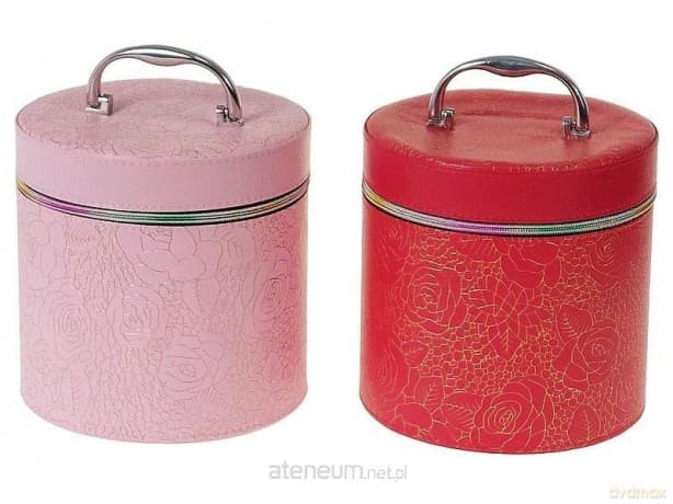 Kuferek L z lusterkiem na zamek 20x19x20cm MIX