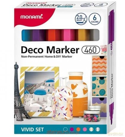 Markery akrylowe Deco Marker 6kol vivid