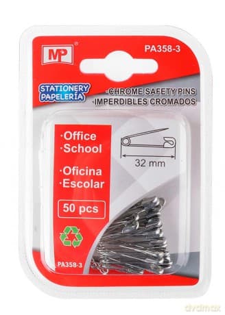 Agrafki srebrne 32mm x 50szt/op