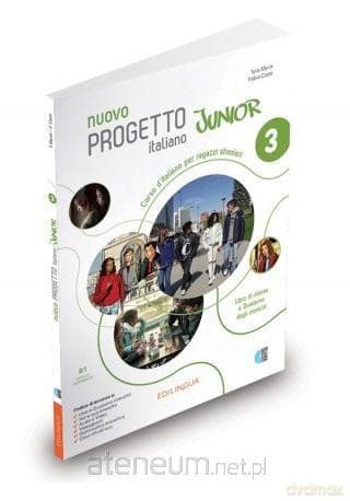 Nuovo Progetto italiano junior 3 podręcznik + ćw + - Telis Marin, Fabio Caon
