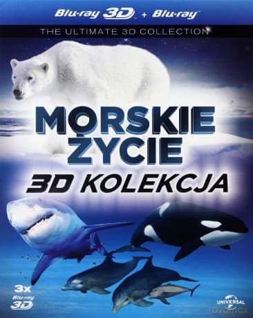 Morskie życie 3D: Delfiny i wieloryby 3D / Niedźwiedzie Polarne 3D / Rekiny 3D