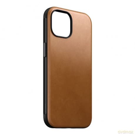Nomad Modern Leather etui do iPhone 15 6,1" jasnobrązowe