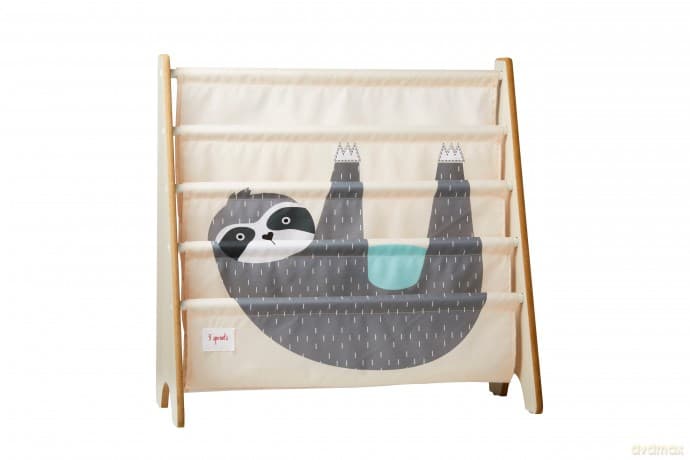3 Sprouts - Book Rack - Gray Sloth