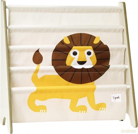 3 Sprouts - Book Rack - Yellow Lion