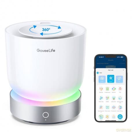 Goveelife - Smart Aroma Diffuser RGBIC+White Noise