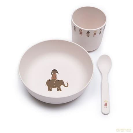 Smallstuff - Dining Set 3 Parts Dolls