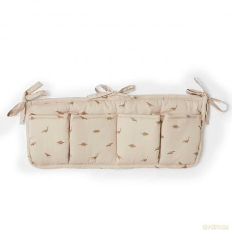 That's Mine - Louis Bed Pocket - Dinosaur oatmeal print