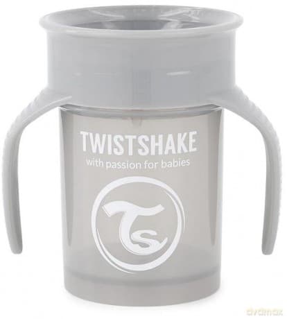 Twistshake - 360 Cup 6+m Pastel Grey