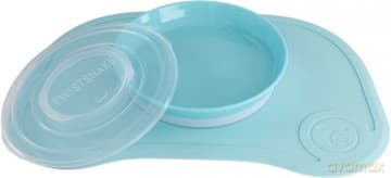 Twistshake - Click Mat + Plate 6+m Pastel Blue