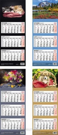 Kalendarz 2025 Trójdzielny Premium MIX