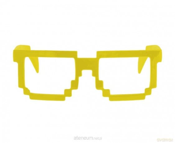 Okulary Piksele żółte