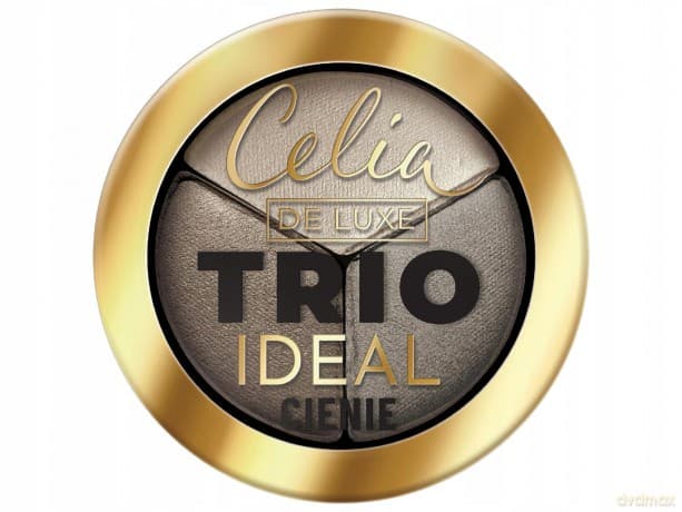 CELIA De Luxe Cienie do powiek Trio Ideal nr 303