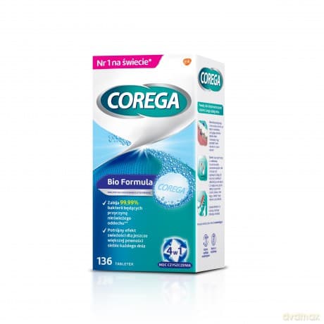 Gsk Corega Bio Formula Tabletki 136 Szt&