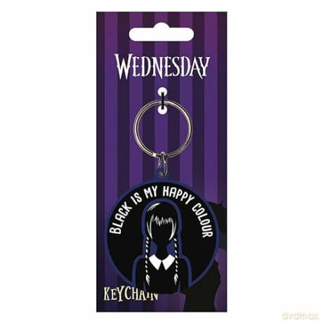 Wednesday: (Happy Colour) Rubber Keychain