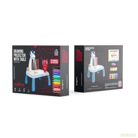Maxlife projektor ze stołem do rysowania MXDP-200 niebieski