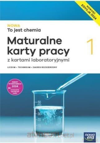 Chemia LO 1 Nowa To jest chemia Karty pracy zakres rozszerzony 2024