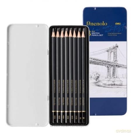 Ołówki do szkicowania Finenolo 8szt