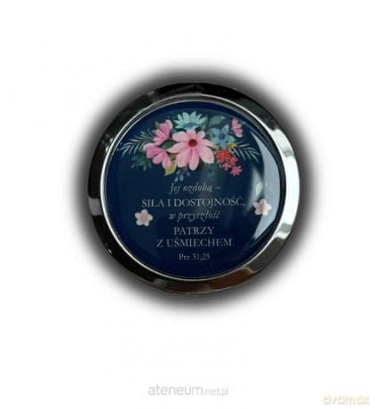 Lusterko kieszonkowe okrągłe - Jej ozdobą