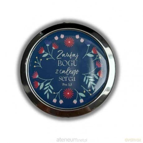 Lusterko kieszonkowe okrągłe - Zaufaj Bogu