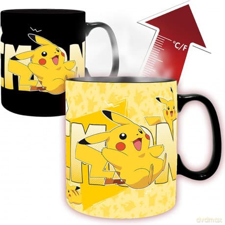 POKEMON - Kubek zmieniający kolor 460ml  - Pikachu - ABS