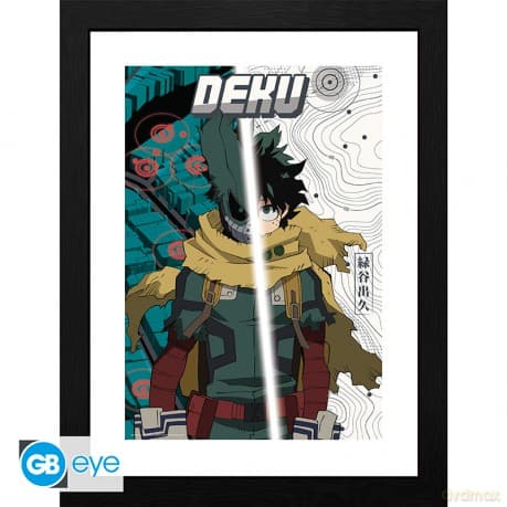 MY HERO ACADEMIA - Plakat w ramie Dark Deku (30x40)