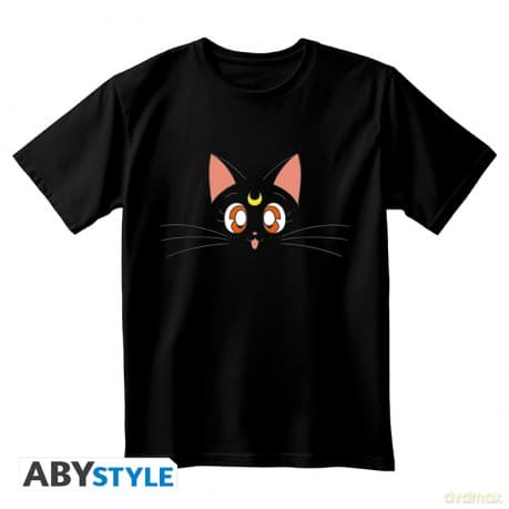 SAILOR MOON - Unisex black Tshirt - Luna