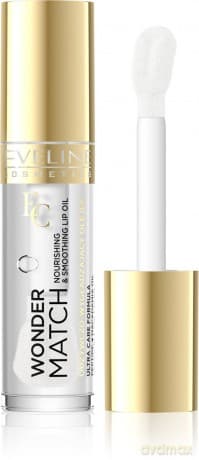 EVELINE Wonder Match Odżywczo Wygładzający Olejek do ust nr 01-Clear 5 ml