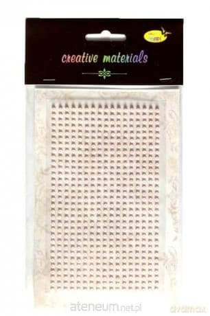 Półperełki samoprzylepne 3mm 527szt jasnoróżowe