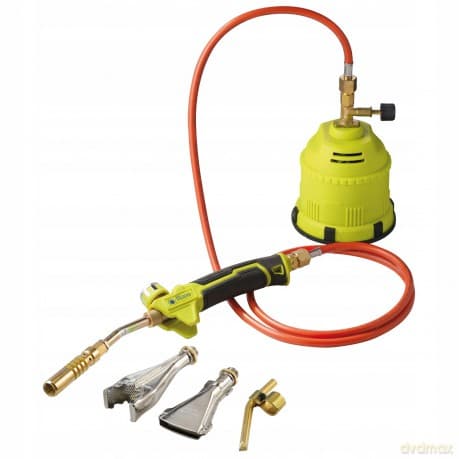 Palnik gazowy lutownica opalarka gazowa na kartusze HANDY - zestaw