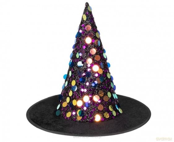 Kapelusz wiedźma Sequina