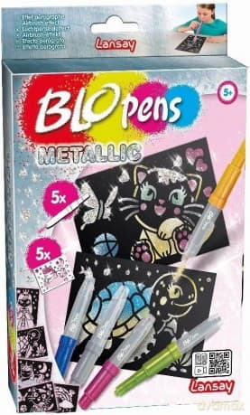 BLOPENS długopisy dmuchane 8szt metalic 23607