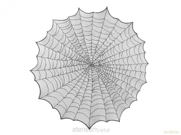 Obrus pajęczyna 124cm