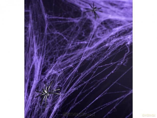 Pajęczyna Halloween fiolet 60g