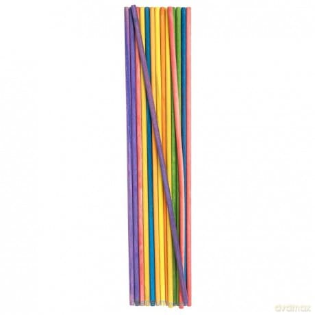 Patyczki kreatywne okrągłe jumbo kolorowe 15szt