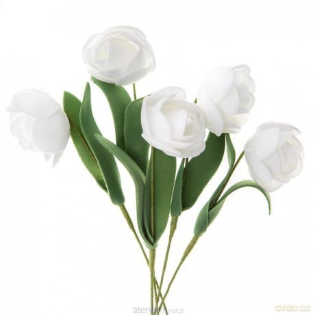 Róże białe 5szt