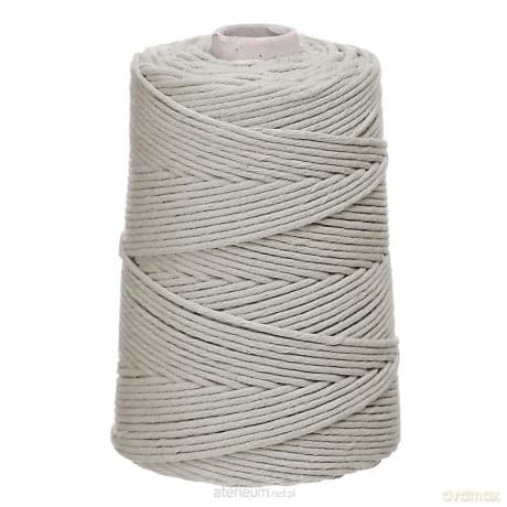 Sznurek bawełniany 3mm 100m naturalny