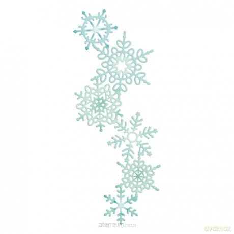 Wykrojnik - Girlanda śnieżynek