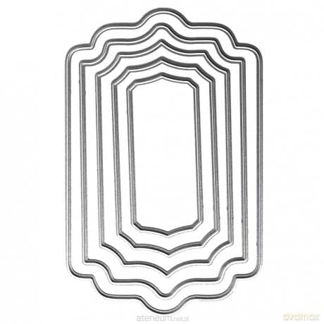 Zestaw wykrojników - Ramki 5szt