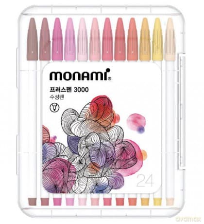 Cienkopis MonAmi Plus Pen 3000 24 kolory