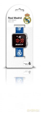 Zegarek LED z kalendarzem Real Madryt RM00017