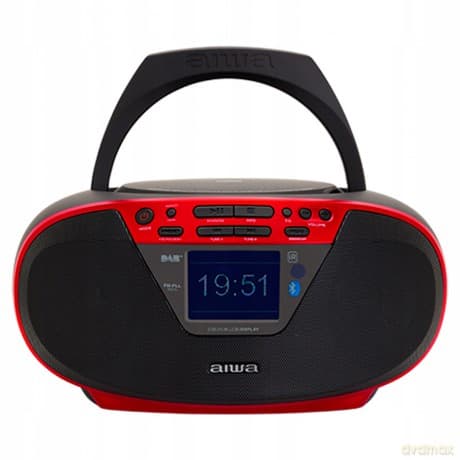 Aiwa: Aiwa Portable BoomBox (CD/DAB+/MP3/BT Player) Red