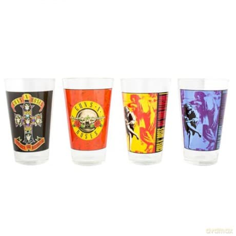 Guns N Roses: Guns N Roses 16 Oz 4 Pack Pint Glasses