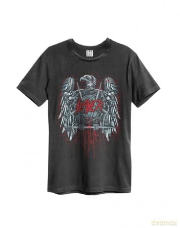 Slayer: Slayer - Ammunition Eagle Amplified Vintage Charcoal Small T Shirt