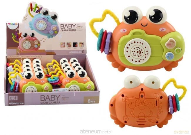 Krab aparat grzechotka pomarańczowy